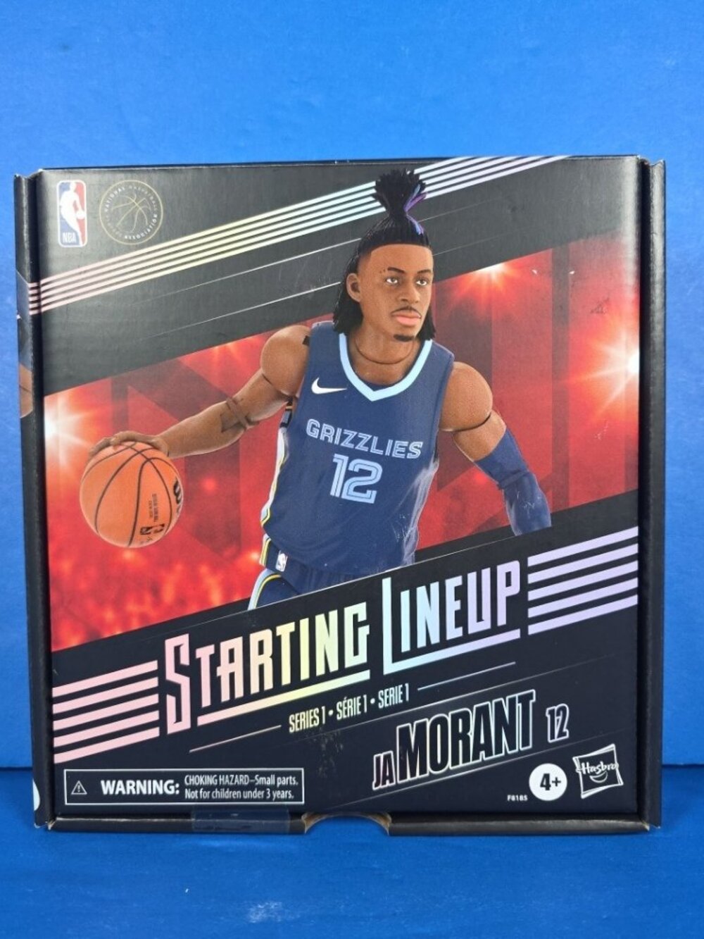 2022 Hasbro NBA Starting Lineup Series 1 Ja Morant Memphis Grizzlies